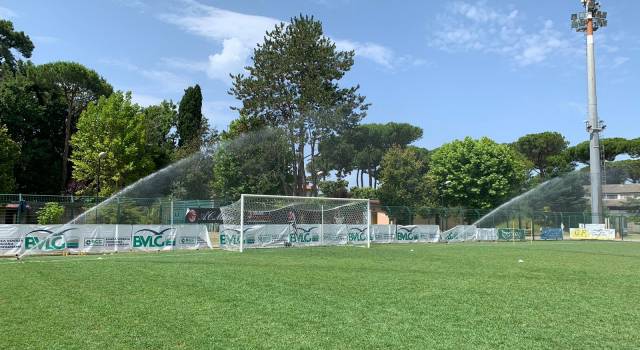 Ultimati i lavori di rifacimento dell’impianto di irrigazione dello stadio comunale “Carlo Necchi”