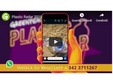 Plastic radar: Whatsapp per segnalare la presenza di rifiuti su spiagge, fondali e mare