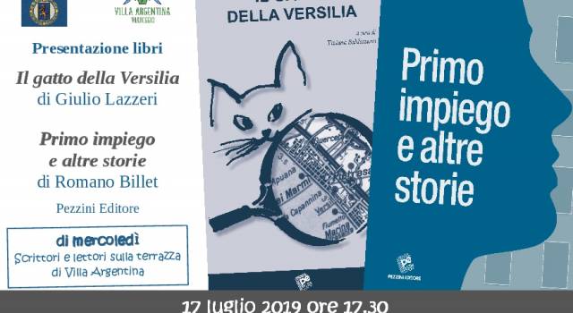 &#8220;Il gatto della Versilia&#8221;, il libro del maresciallo Giulio Lazzeri a Villa Argentina