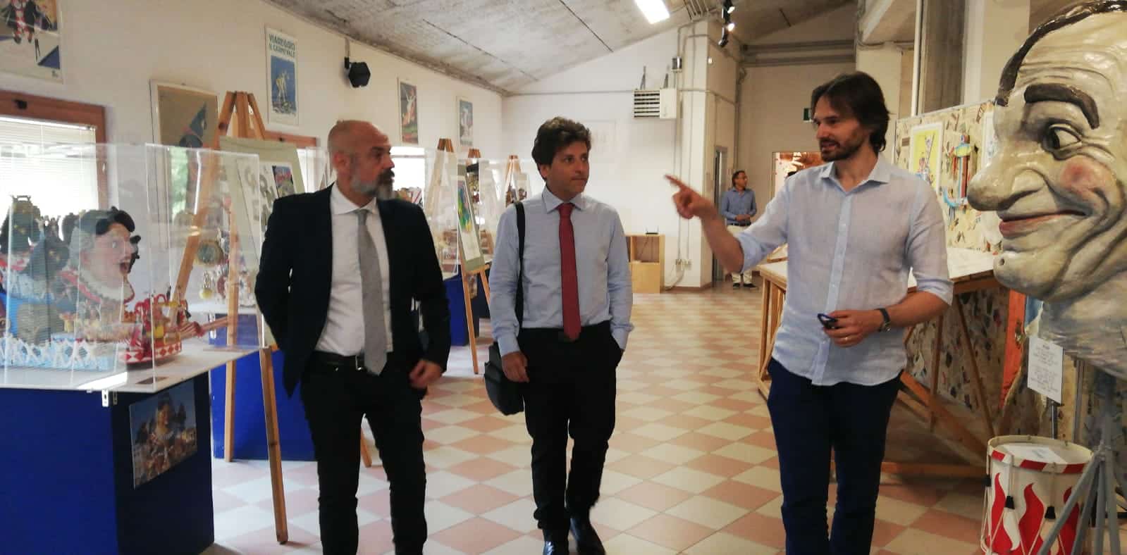 Il senatore Ferrara in Cittadella del Carnevale