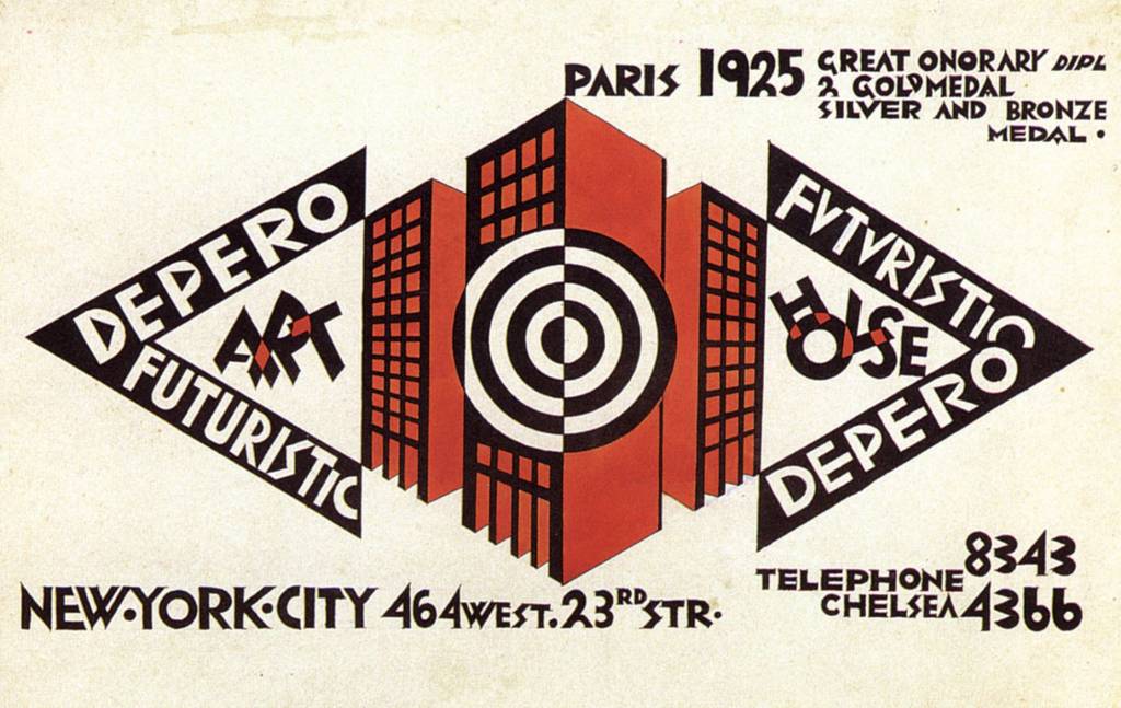 Futurist House 1929 mostra depero