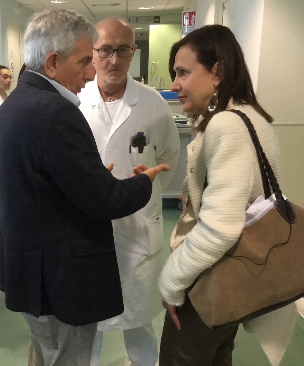 27 agosto 2019 DG con dott. Arena e direttore ospedale