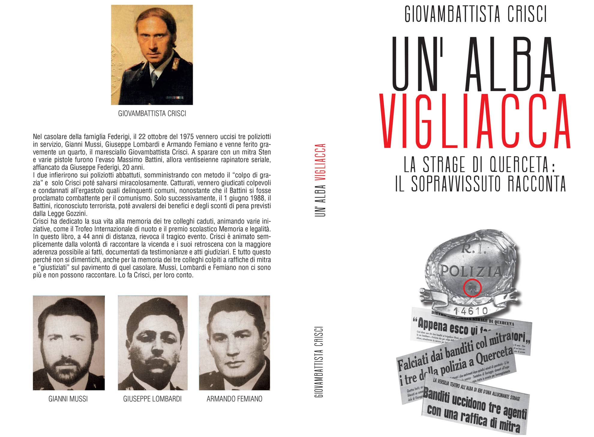 Un’alba vigliacca’, il libro di GiovamBattista Crisci