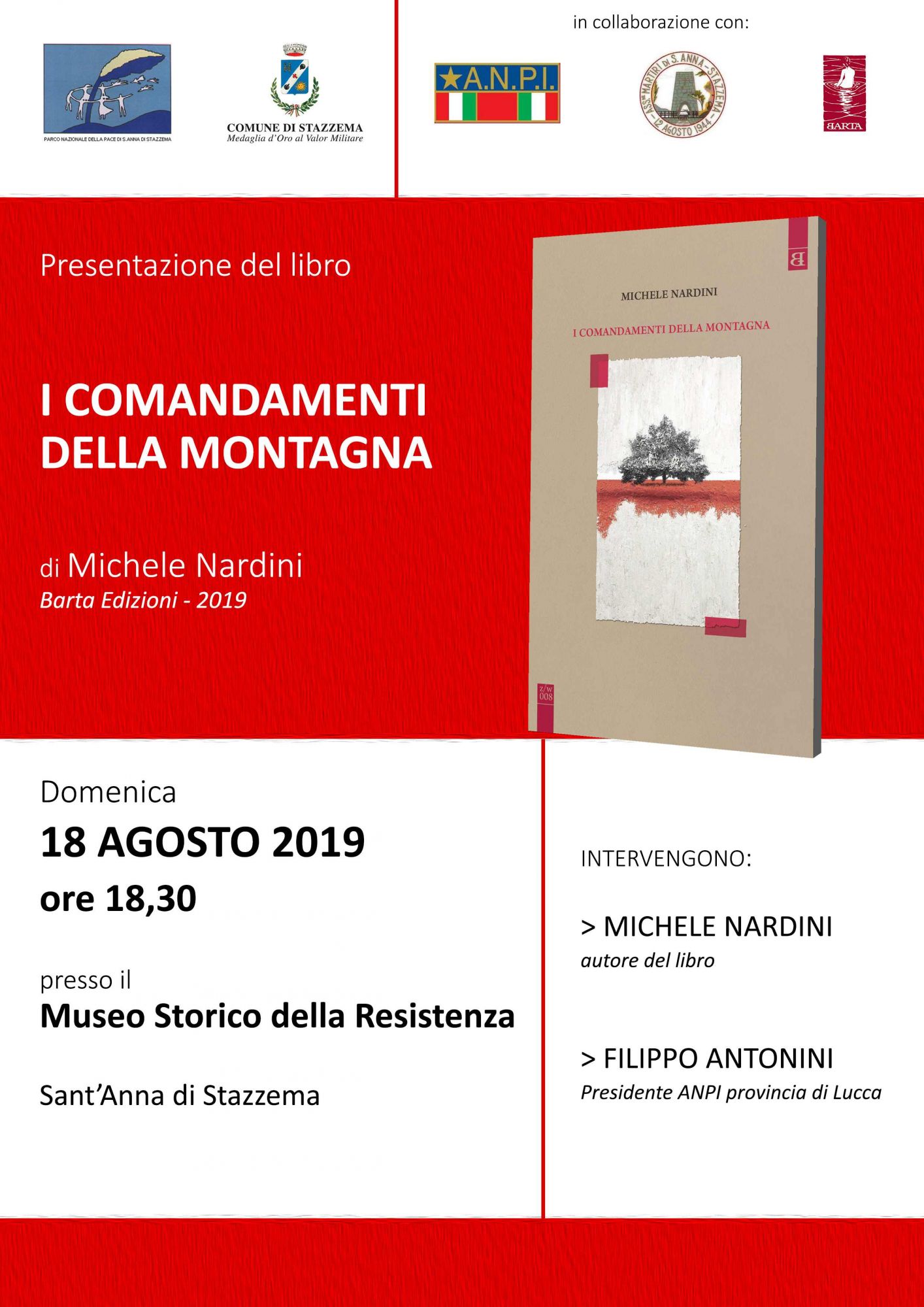 “I comandamenti della montagna”, a sant’Anna di Stazzema il libro di Michele Nardini