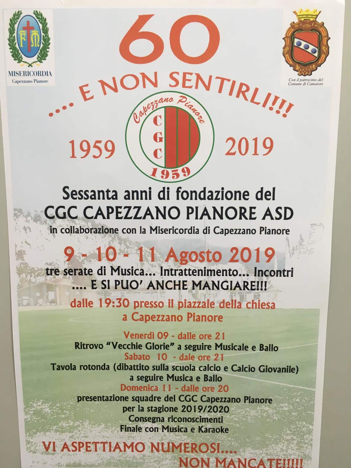 60 anni del CGC Capezzano