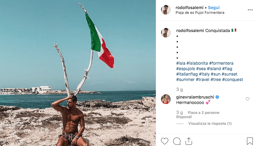 “Conquistada”, il “mistero” si infittisce: foto di Rodolfo Salemi su Instagram e il gossip continua