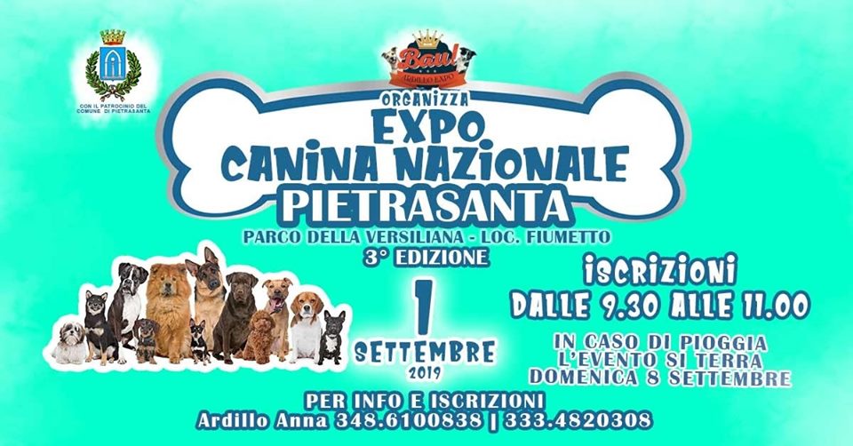 In Versiliana l’expo canina: appuntamento domenica 1 settembre