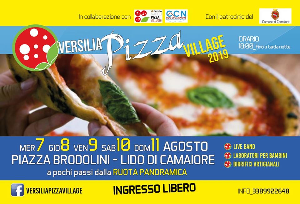 Versilia Pizza Village, appuntamento a Lido di Camaiore dal 7 all’11 agosto