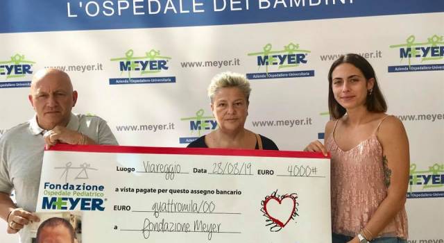 4mila euro al Meyer di Firenze, in ricordo di Alessandro Cecchi