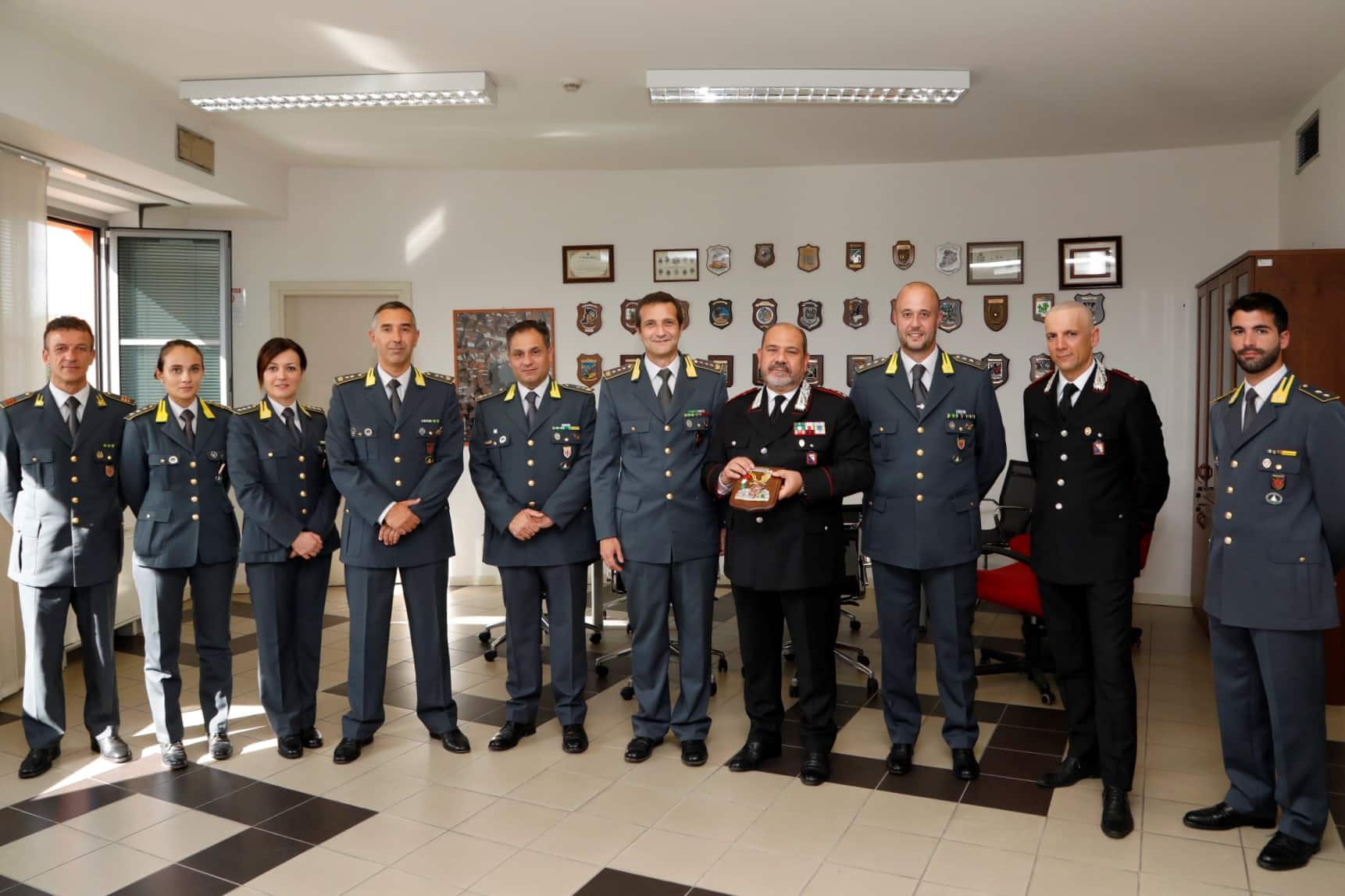 Il Colonnello Arcidiacono lascia Lucca, il saluto del comandante dell’Arma ai colleghi della GdF