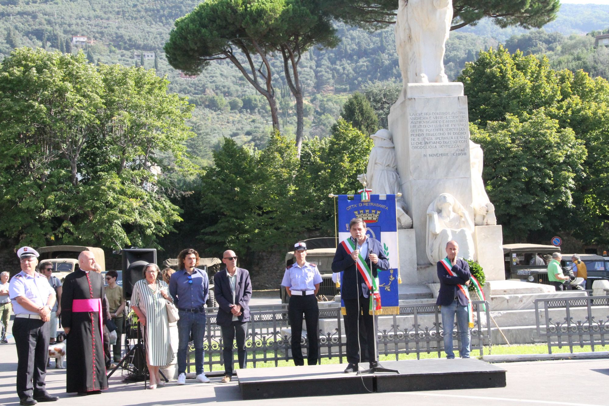 Foto cerimonia Liberazione Pietrasanta 2019
