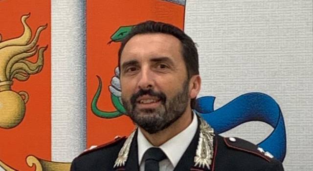 Il maggiore Roberto Ghiorzi al comando dei Carabinieri di Pontremoli