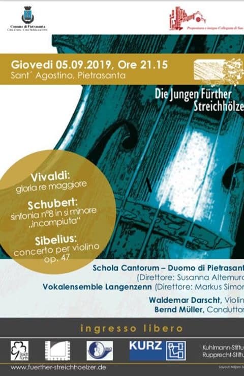 Locandina Concerto Schola Cantorum