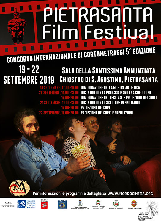 “Arte e Cinema”anticipa Pietrasanta Film Festival, sette artisti nel Chiostro di S. Agostino