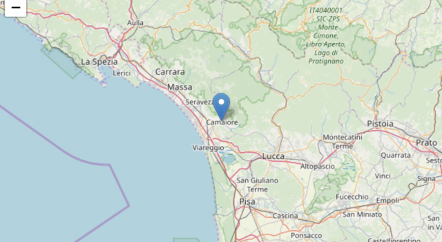 Terremoto con epicentro Camaiore avvertito in tutta la Versilia