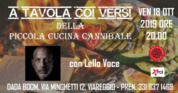 Torna &#8220;A Tavola coi versi&#8221;, con Lello Voce