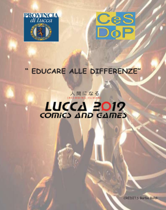 Educazione alle differenze, stand della Provincia a Lucca Comics and Games
