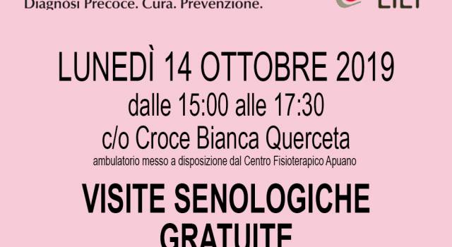 Ottobre, mese della prevenzione del cancro al seno: visite gratuite a Querceta