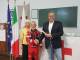 Salva un passante dall’infarto, Sirio Carmazzi premiato dal presidente della Croce Rossa