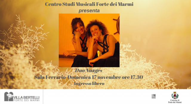 Il Centro Studi Musicali Forte dei Marmi presenta Duo Nuages in Flujendo