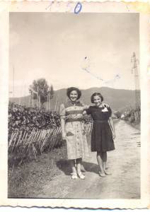 LIA E FRANCESCA nel 1950