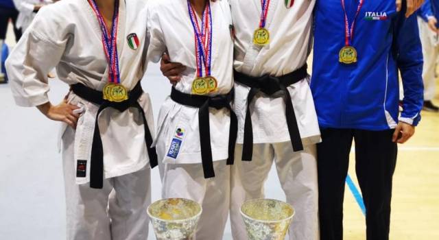 Campionati europei di Karate Shotokan, successo per gli atleti versiliesi