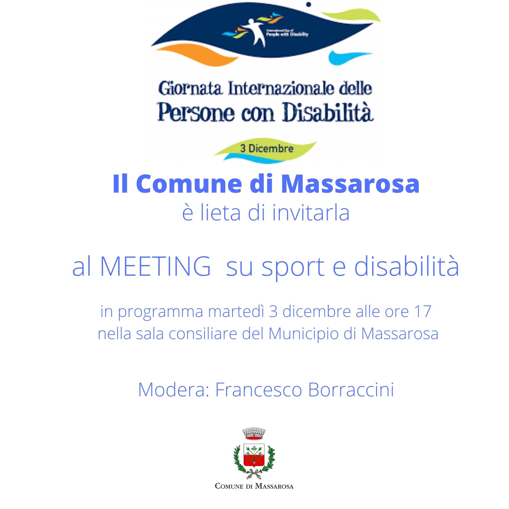 Massarosa celebra la Giornata Internazionale delle Persone con Disabilità