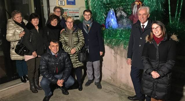 Inaugurato sabato in Municipio il presepe eco-friendly realizzato dalle donne del borgo di Cafaggio