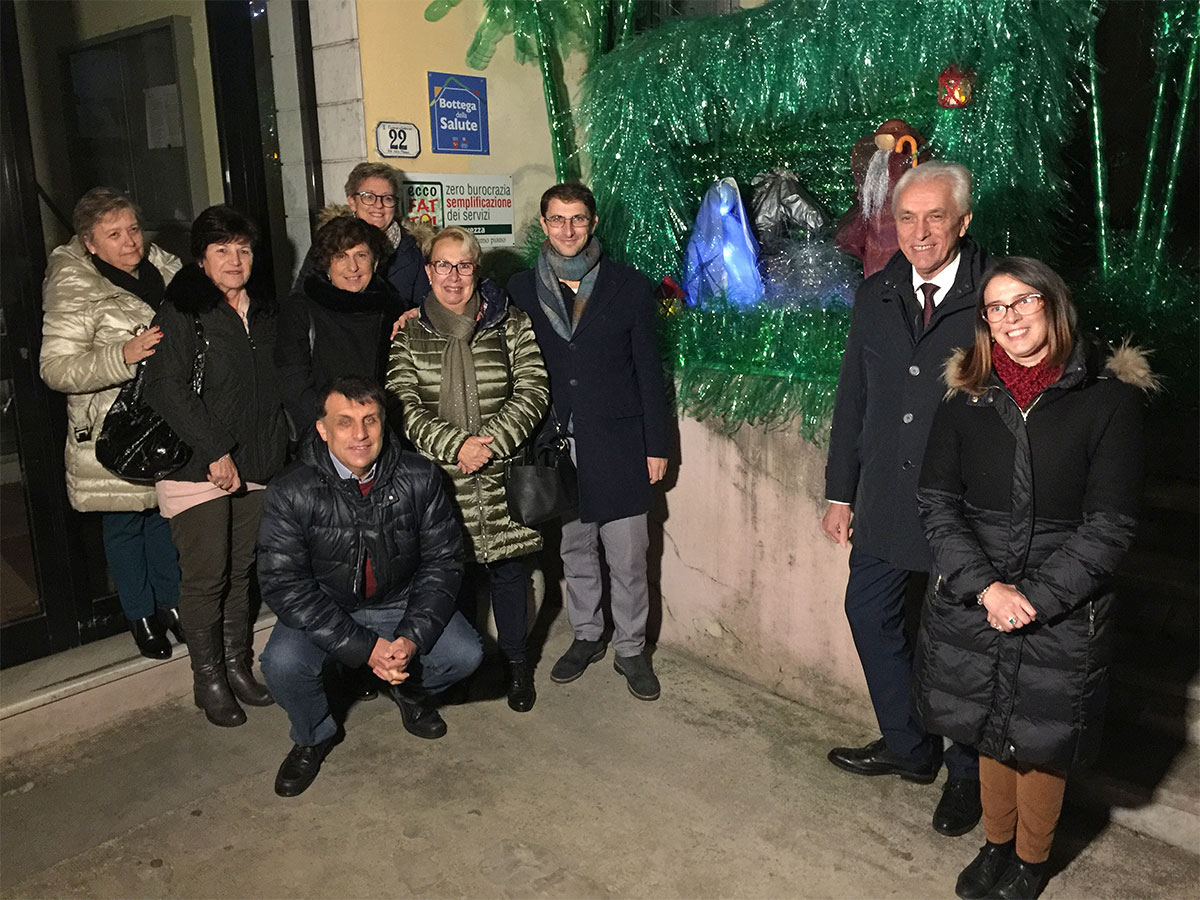 Inaugurato sabato in Municipio il presepe eco-friendly realizzato dalle donne del borgo di Cafaggio