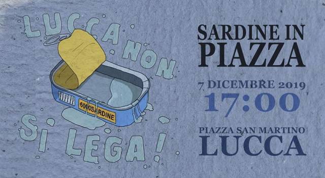 “Lucca non si Lega”, le sardine nella città della Mura