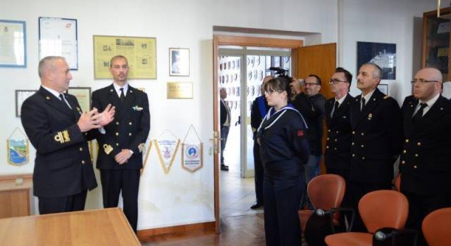 L’Ammiraglio di Divisione Giorgio Lazio in visita a Viareggio