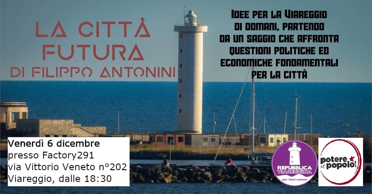 La città futura, l’avvocato Filippo Antonini presenta il suo libro