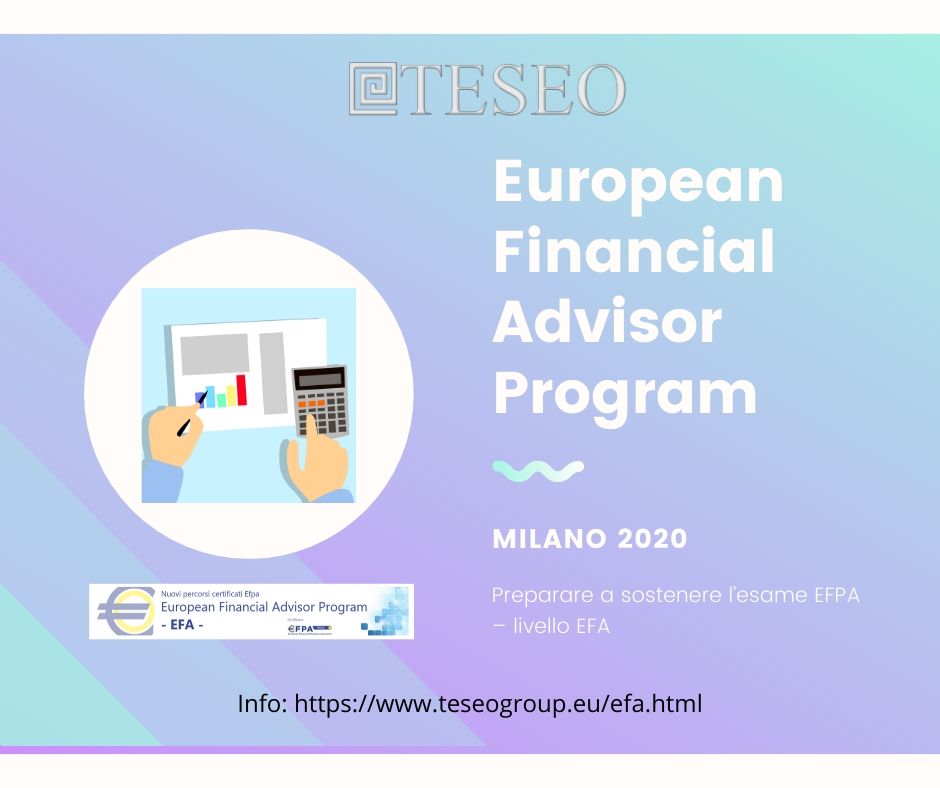 Al via il corso EFA Milano 2020 per accedere all’esame di qualificazione