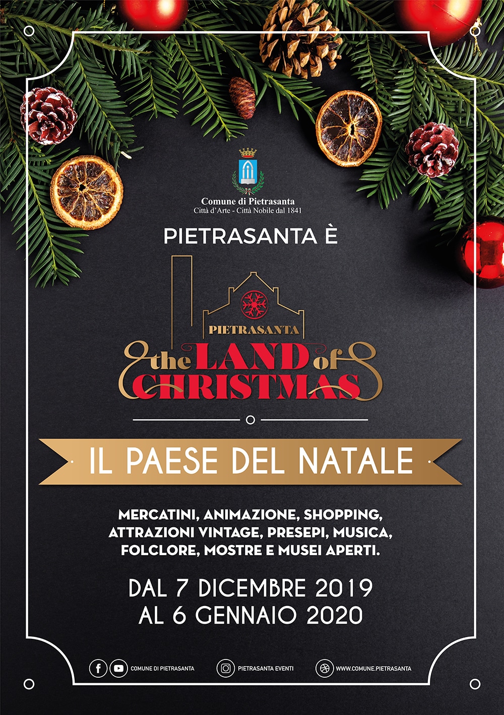 Pietrasanta città d’arte e…del Natale. Un mese di eventi