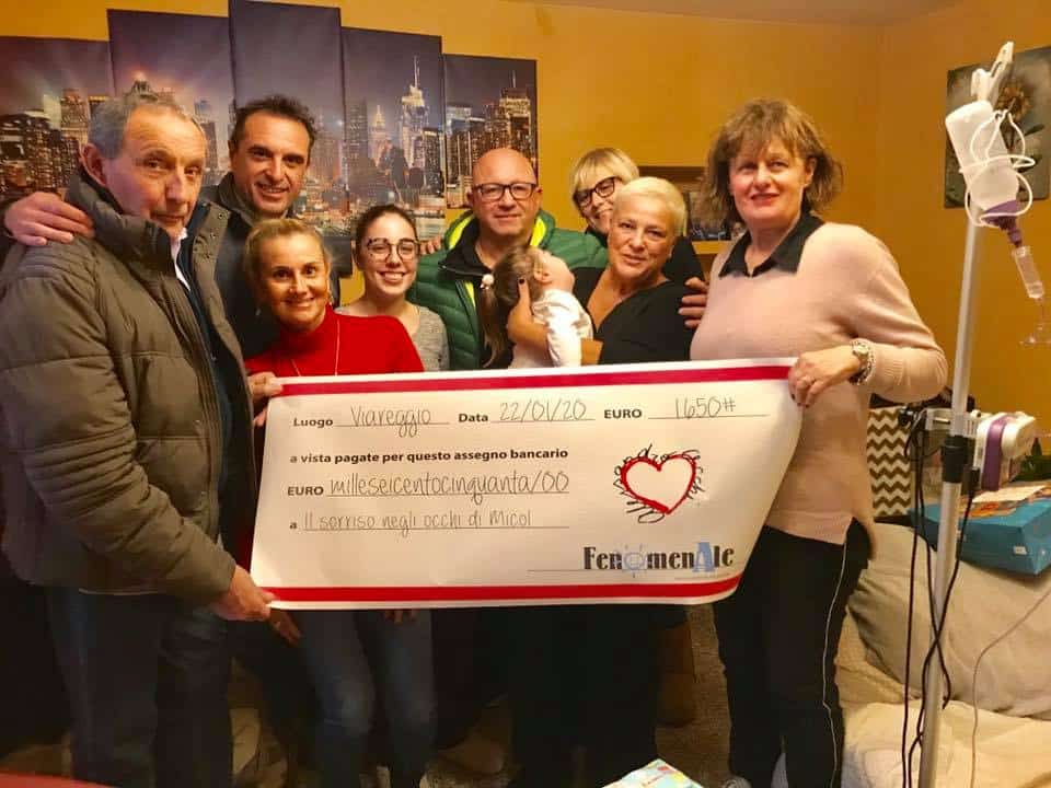 Malattie rare, un dono d’amore alla piccola Micol dall’associazione FenomenAle