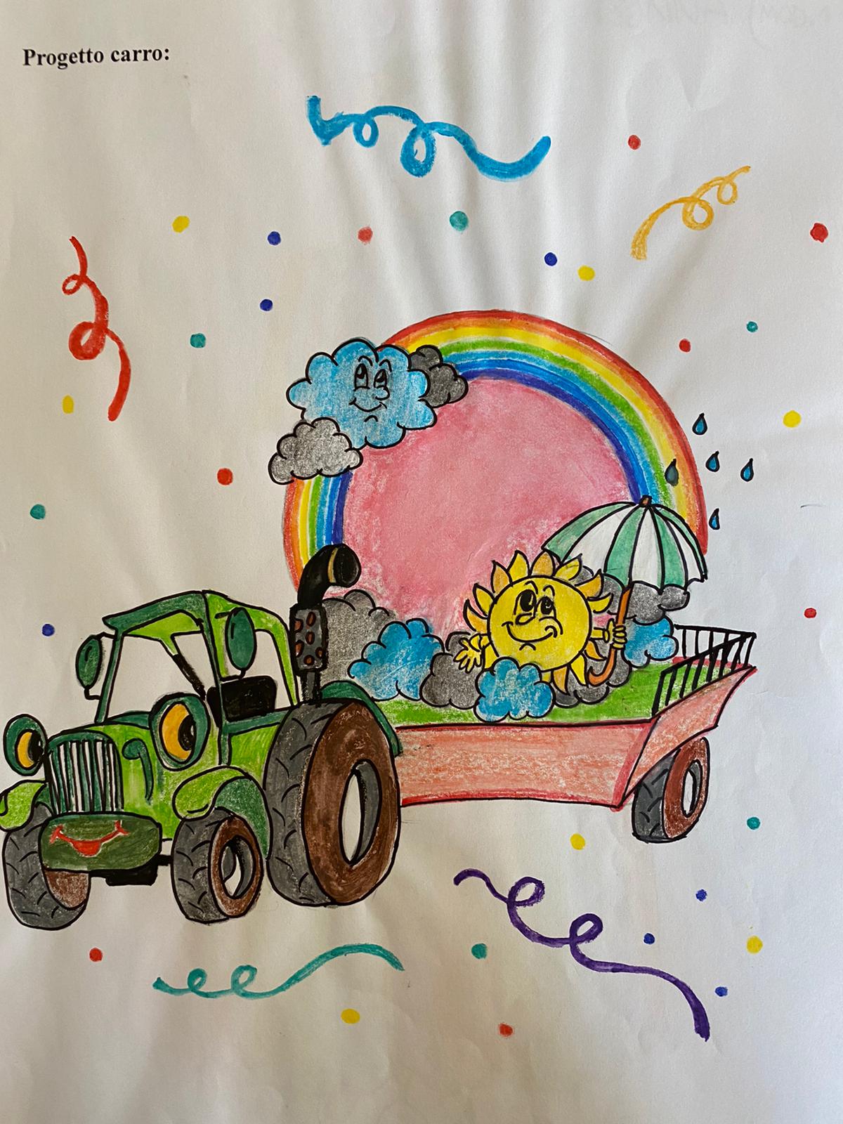 Foto bozzetto carro La Collina 2020