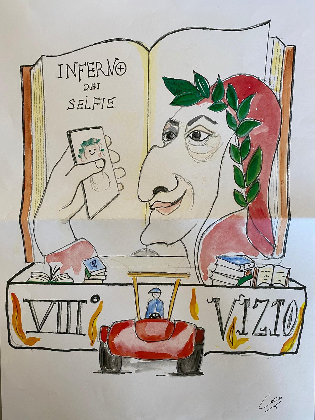 Foto bozzetto carro Pollino Traversagna 2020