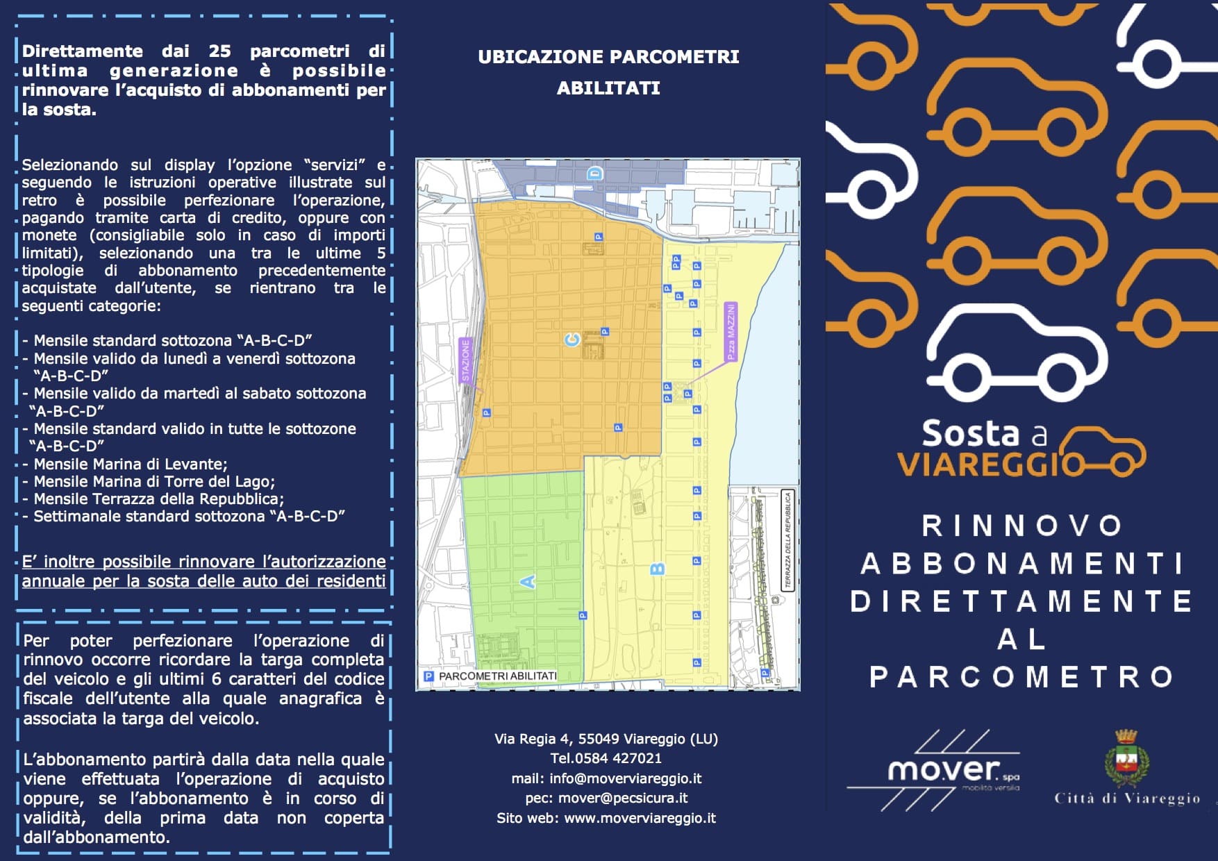 Parcheggi, le autorizzazioni per i residenti si rinnovano entro il 31 gennaio on line o ai parcometri