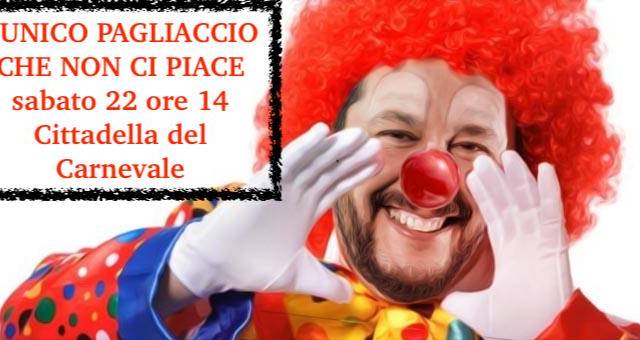 Viareggio Meticcia chiama a raccolta, sit in goliardico in Cittadella contro Matteo Salvini