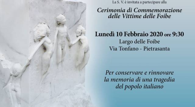 Pietrasanta ricorda le vittime delle Foibe