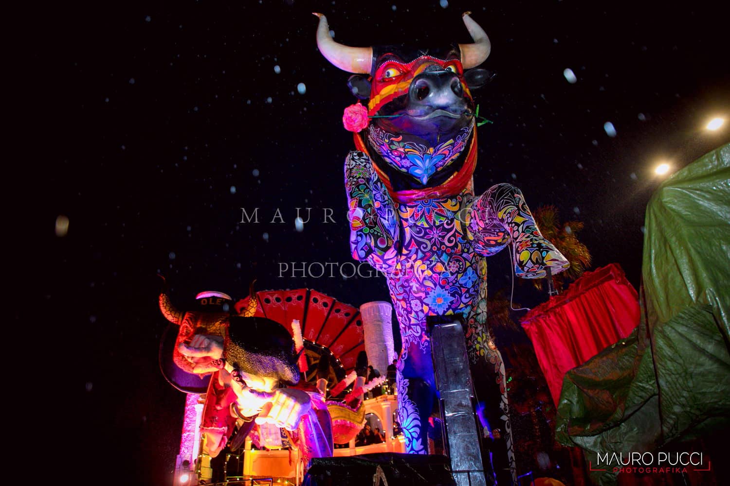 Carnevale in notturna giovedi grasso, a fine corso i fuochi d’artificio