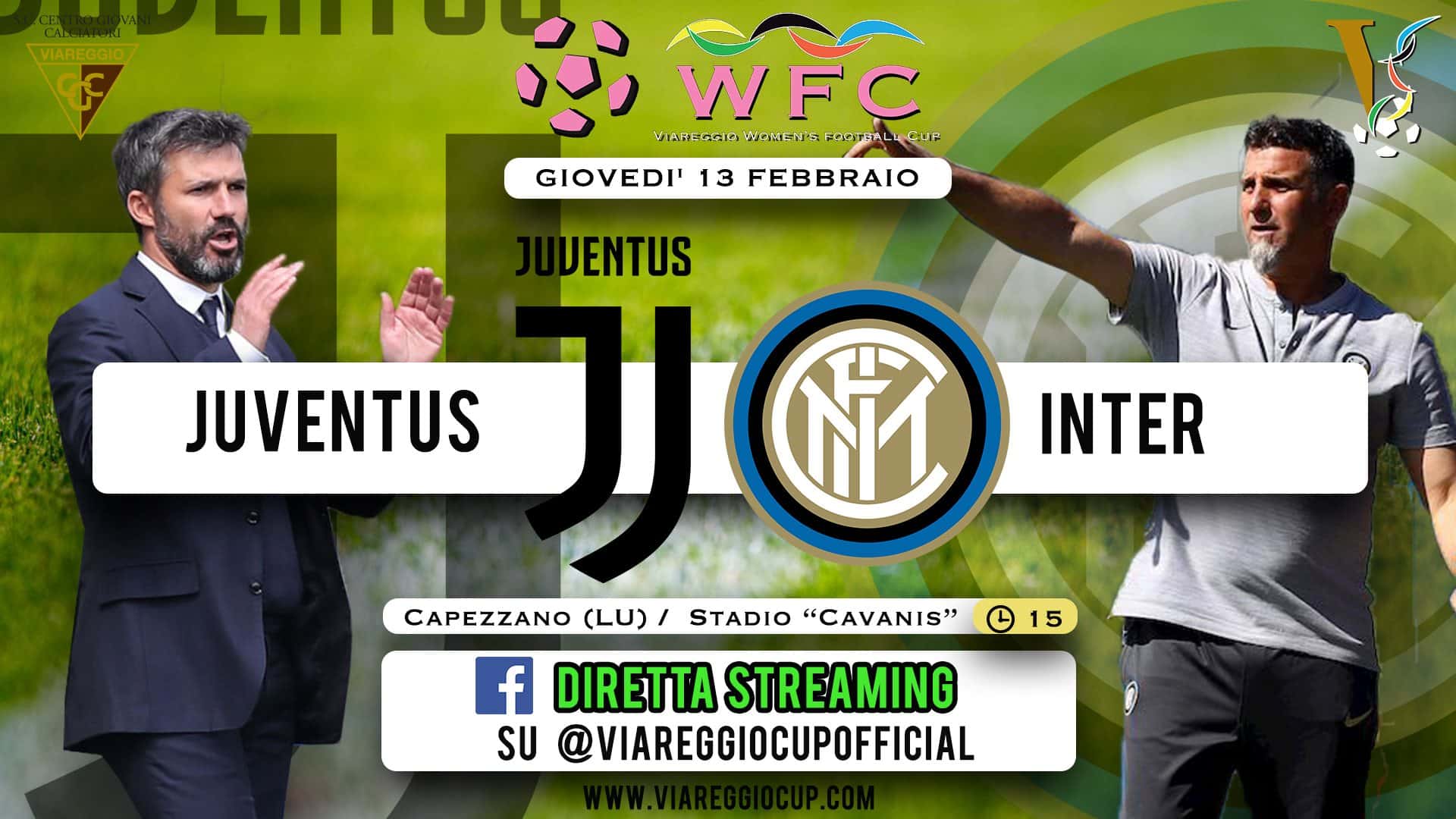 Viareggio Women’s Cup, Juventus-Inter in diretta su facebook