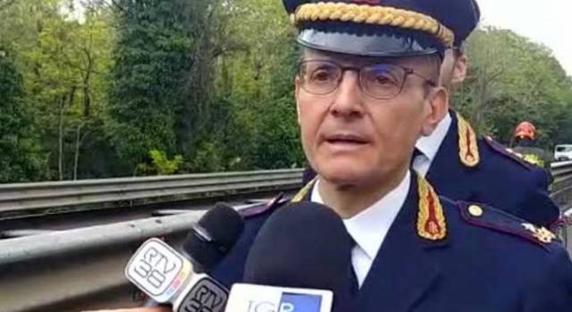 Ultimo giorno da comandante regionale alla Polstrada, il dottor Pomponio ringrazia la stampa