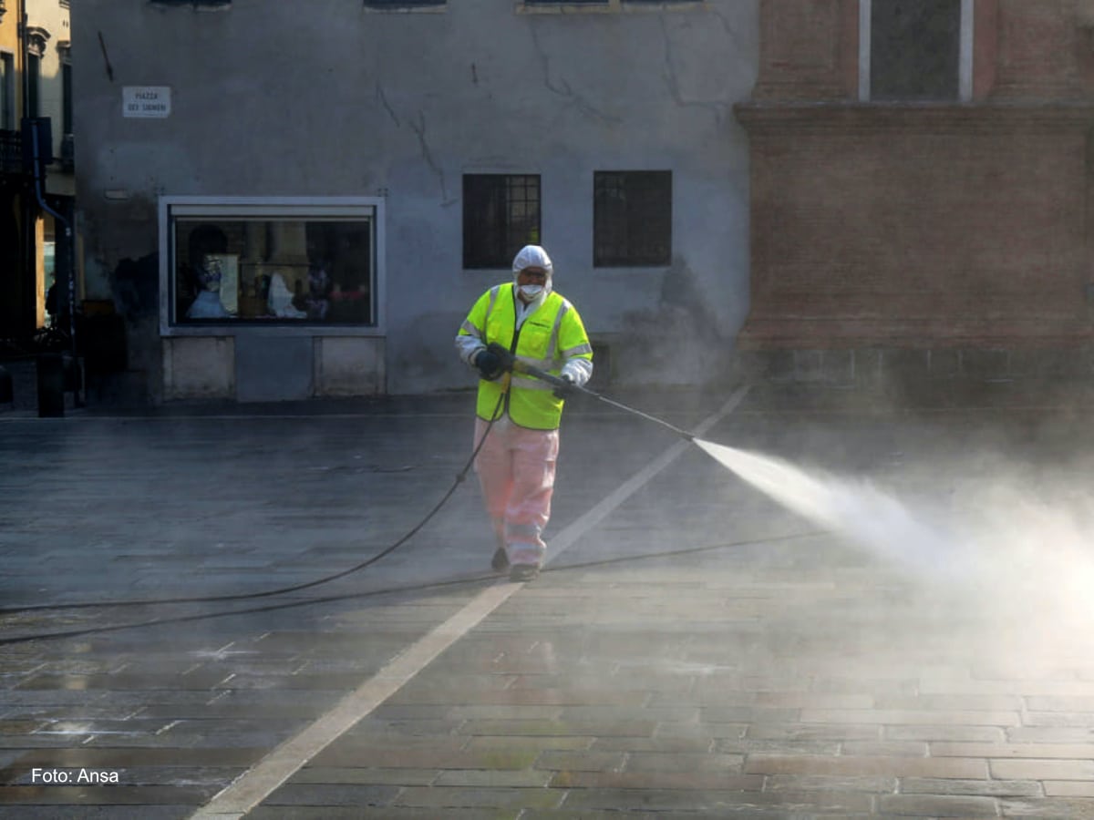 Coronavirus: al via lunedì la sanificazione delle strade di Seravezza