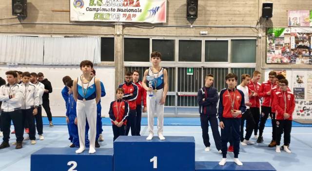 Doppietta della Ginnastica Motto tra gli Allievi Gold 3: Salvati campione toscano, Castellano secondo