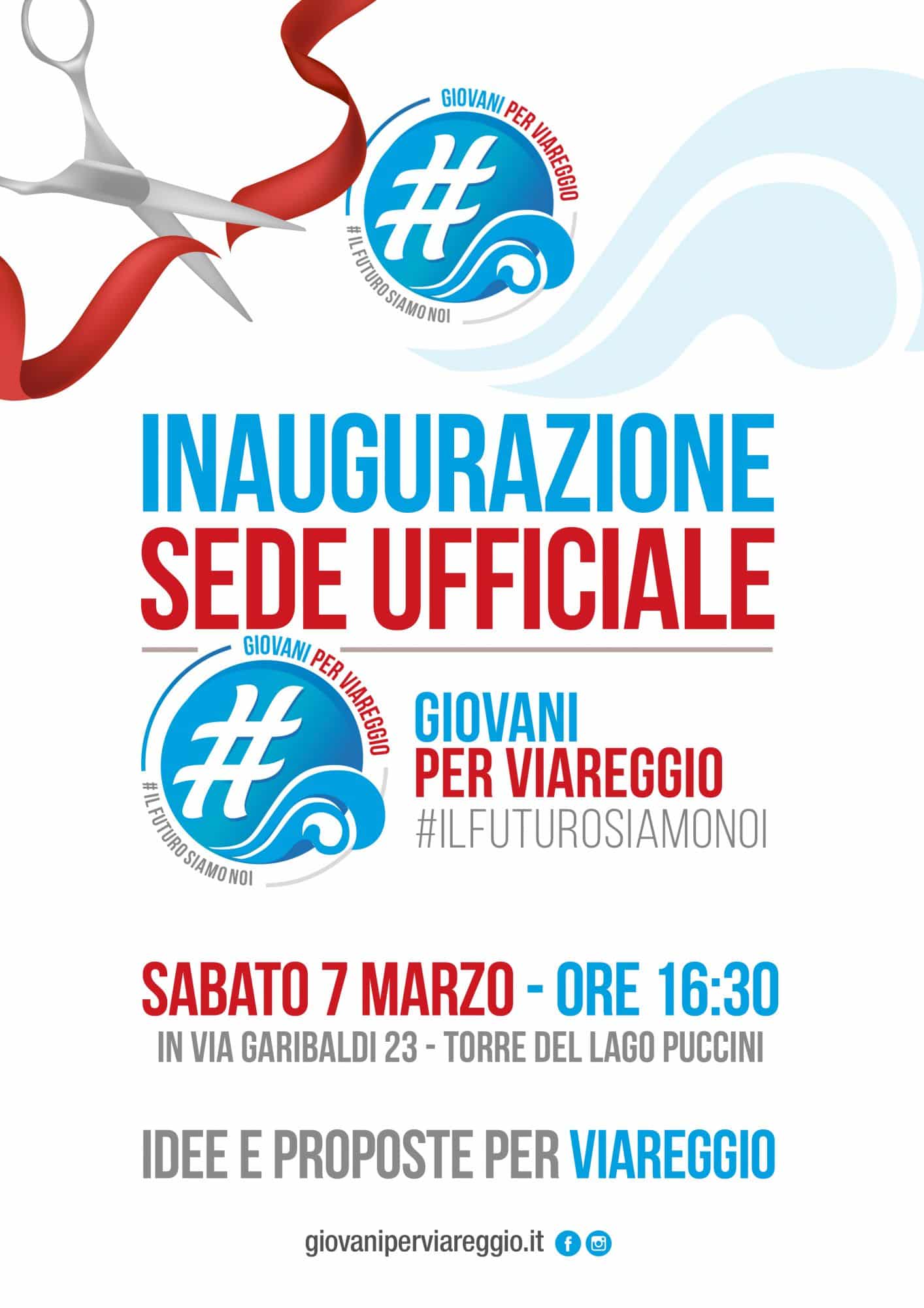 Giovani per Viareggio, la lista che appoggia Del Ghingaro, inaugura la sede a Torre del Lago