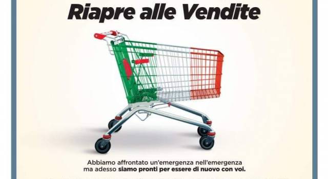 Dopo l&#8217;incendio riapre la Coop di Seravezza