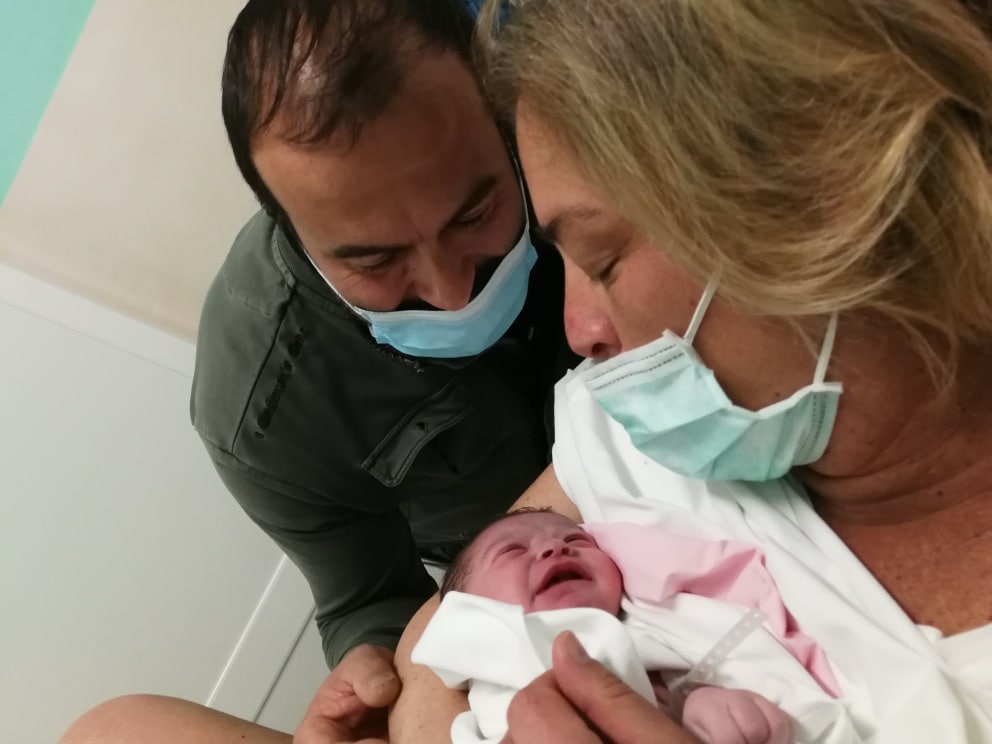 Paolo e Paola con Vittoria