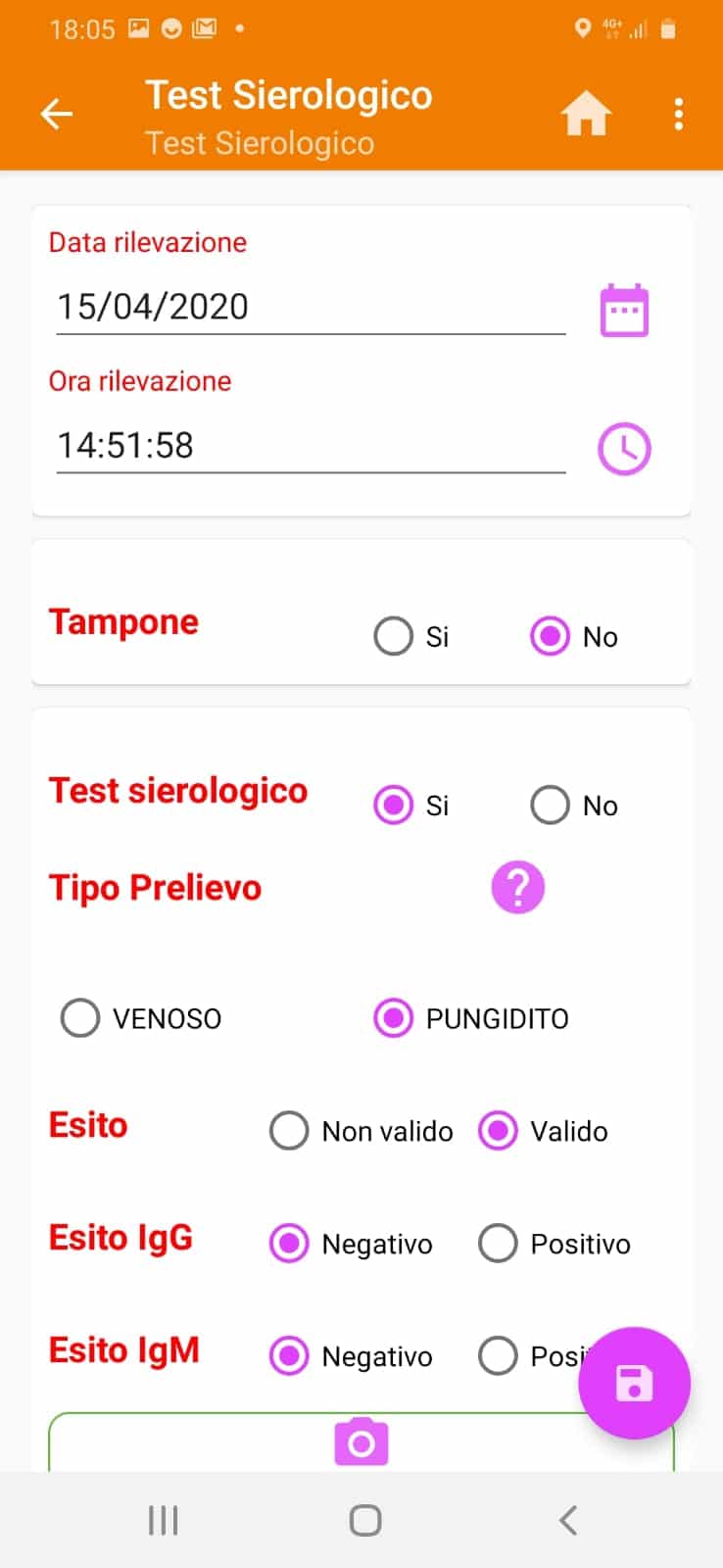 Coronavirus, una App della Regione per raccogliere le informazioni per uno studio di sieroprevalenza