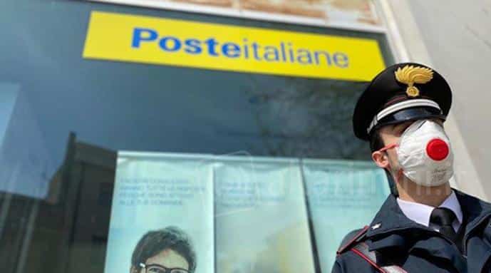 Emergenza Coronavirus: Poste Italiane e Carabinieri insieme per consegnare la pensione agli anziani